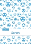 CAHIER SOREN BLANC,96P,A5...