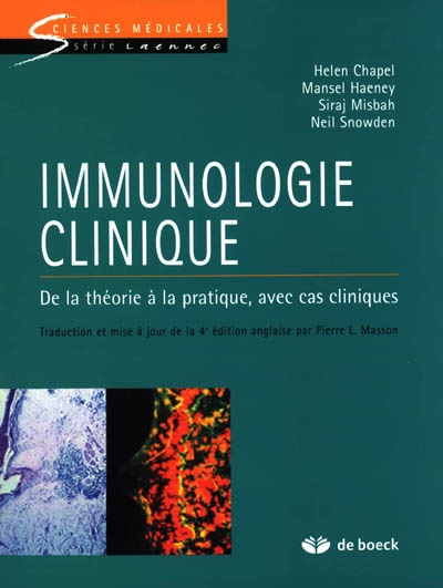 Immunologie clinique : de la théorie à la pratique, avec cas cliniques
