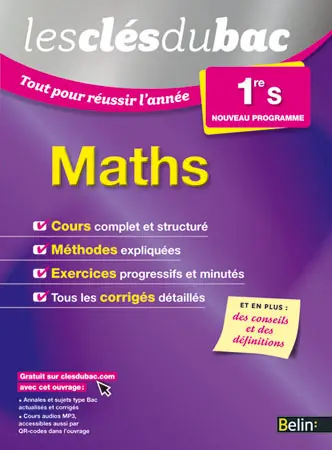 Maths 1re S : nouveau programme