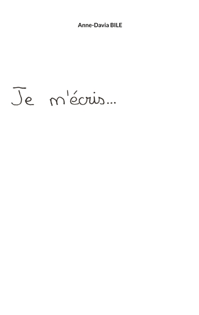 Je m'écris