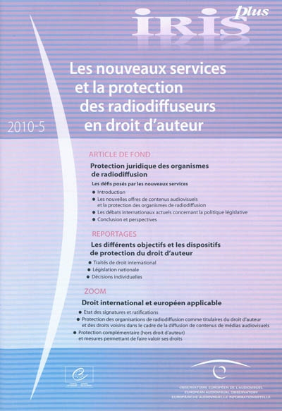 IRIS plus, n° 5 (2010). Les...