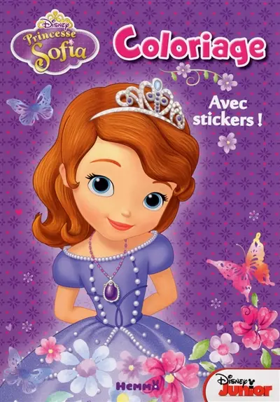 Princesse Sofia : coloriage avec stickers !
