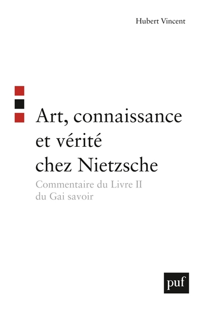Art, connaissance et vérité chez Nietzsche : commentaire du Livre II du Gai Savoir
