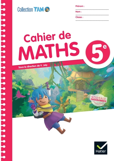 Cahier de maths 5e
