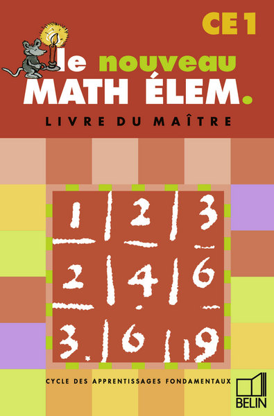 Math élém. CE1 : livre du maître