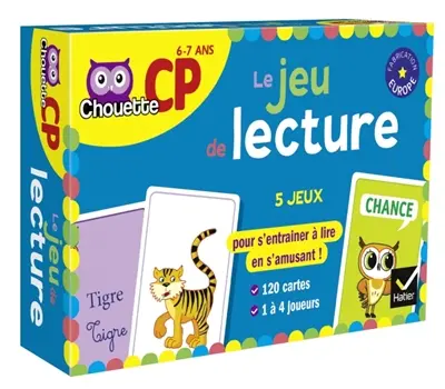 Le jeu de lecture : CP, 6-7 ans : 5 jeux pour s'entraîner à lire en s'amusant !