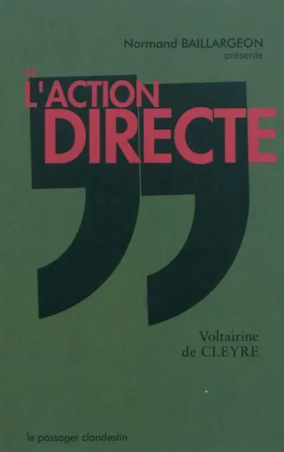 De l'action directe. Où nous en sommes