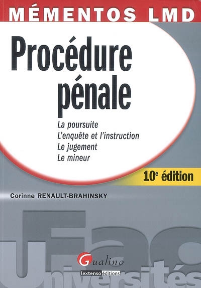 Procédure pénale : la...