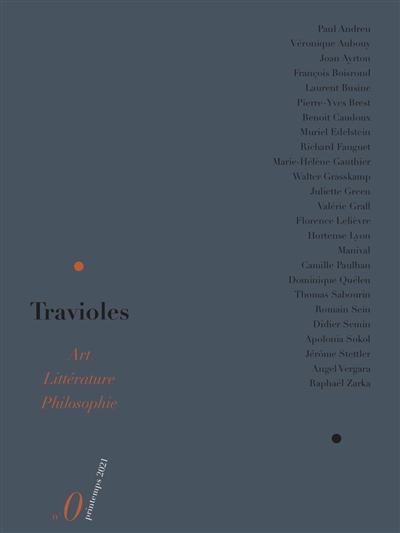 Travioles, n° 0 (2021)