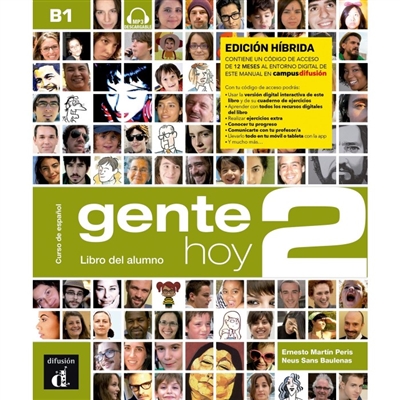 Gente hoy 2, curso de espanol, B1 : libro del alumno