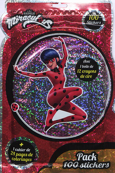Miraculous : pack 100 stickers