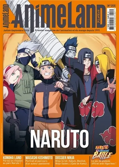 Anime land : le magazine français de l'animation, n° 255. Naruto