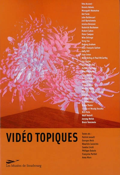 Vidéo topiques : tours et retours de l'art vidéo : exposition, Strasbourg, Musée d'art moderne et contemporain, 18 octobre 2002-2 février 2003