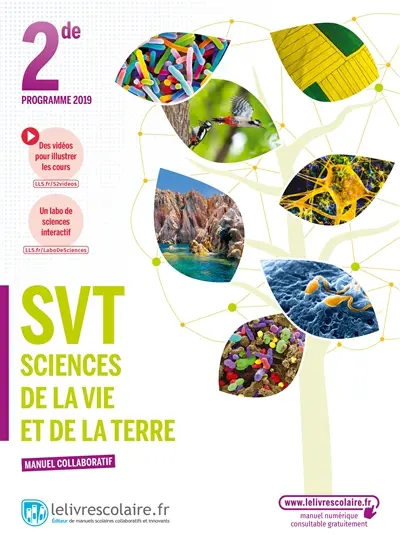 SVT, sciences de la vie et de la terre 2de : programme 2019