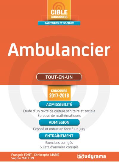 Ambulancier : tout-en-un : concours 2017-2018