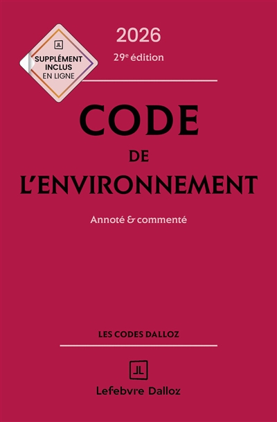 Code de l'environnement...