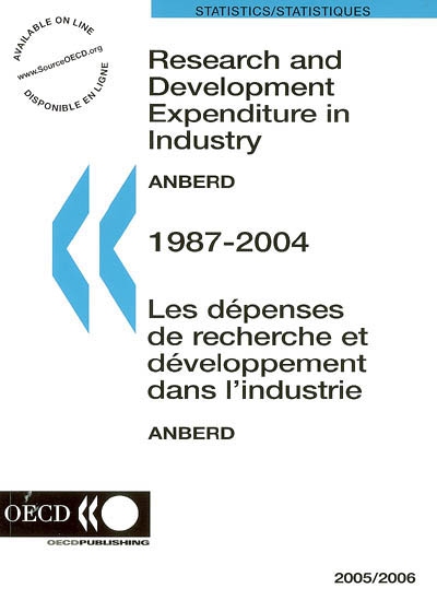 Les dépenses de recherche et développement dans l'industrie. Research and development expenditure in industry : ANBERD 1987-2004