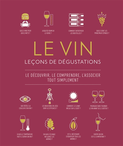 Le vin : leçons de dégustation : le découvrir, le comprendre, l'associer tout simplement