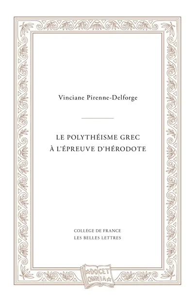 Le polythéisme grec à l'épreuve d'Hérodote