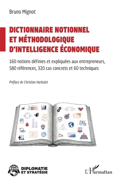 Dictionnaire notionnel et méthodologique d'intelligence économique : 160 notions définies et expliquées aux entrepreneurs, 580 références, 320 cas concrets et 60 techniques