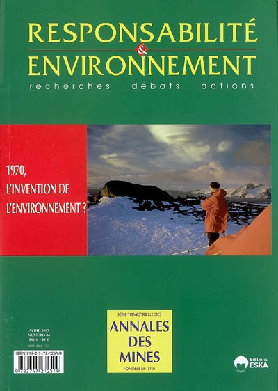 Responsabilité et environnement, n° 46. 1970, l'invention de l'environnement ?
