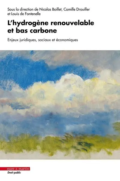 L'hydrogène renouvelable et bas carbone : enjeux juridiques, sociaux et économiques