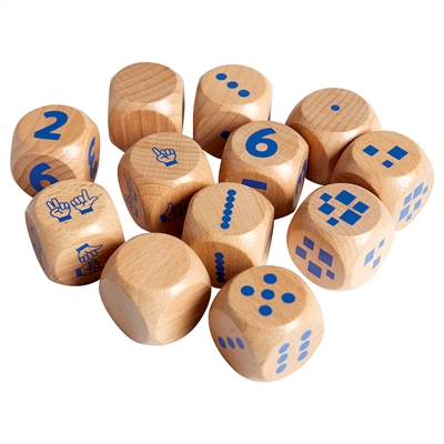 Dés de 1 à 6 : Lot de 12