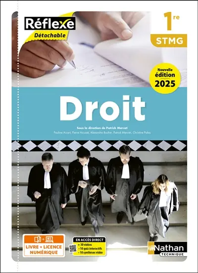 Droit 1re STMG : livre + licence élève Droit 1re STMG : livre + licence élève