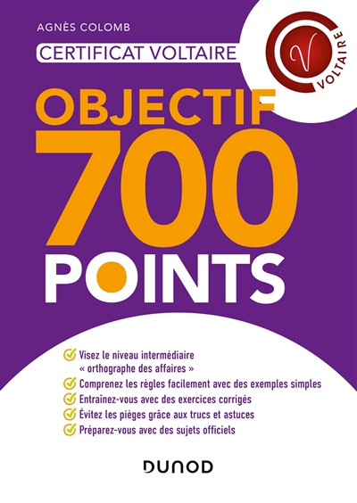 Certificat Voltaire : objectif 700 points
