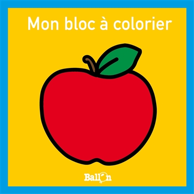 Pomme : mon bloc à colorier