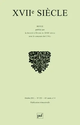 Dix-septième siècle, n° 253. Histoire comparée des arsenaux de marine dans l'Europe du XVIIe siècle