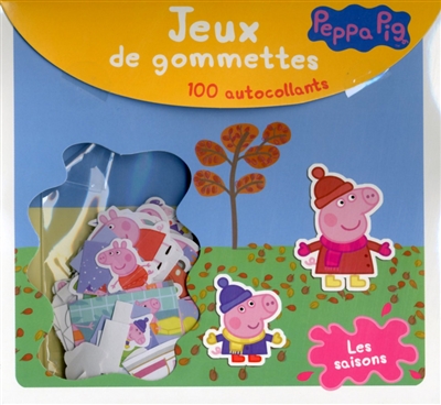 Peppa Pig : jeux de gommettes : les saisons
