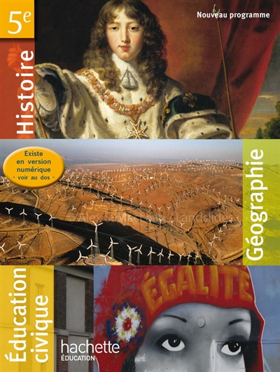 Histoire géographie, éducation civique 5e : nouveau programme (format compact)