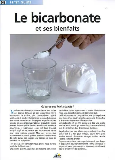 Le bicarbonate de soude et ses bienfaits