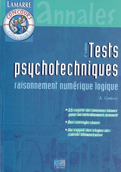 Tests psychotechniques : raisonnement numérique logique