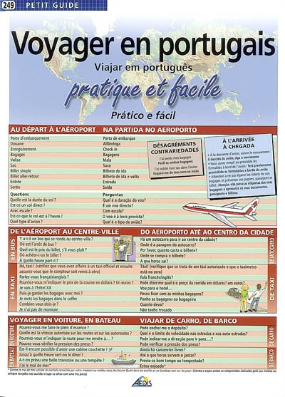 Voyager en portugais : facile et pratique. Viajar em português : pratico e facil