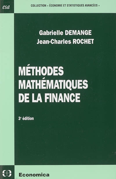 Méthodes mathématiques de la finance