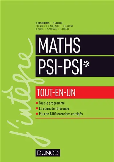 Maths PSI, PSI* : tout-en-un