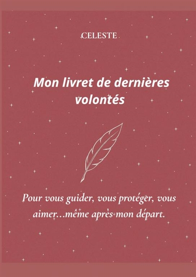 Mon livret de dernières...
