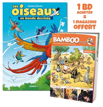 Les oiseaux en bande dessinée tome 2 + Bamboo mag
