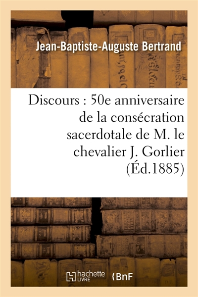 Discours : 50e anniversaire...