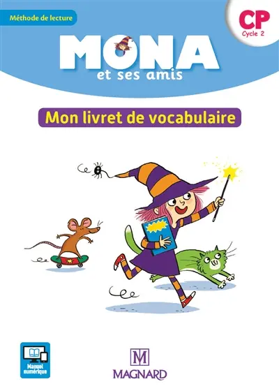 Mona et ses amis : mon livret de vocabulaire : CP, cycle 2