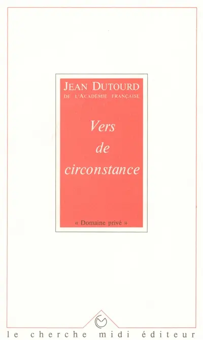 Vers de circonstance