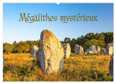 Mégalithes mystérieux (Calendrier mural 2026 DIN A2 vertical), CALVENDO calendrier mensuel : Une rencontre avec des visages du néolithique