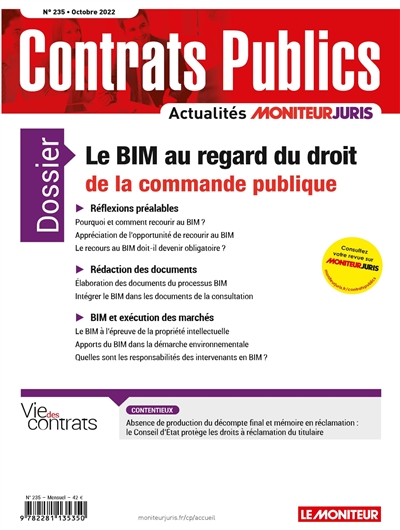 Contrats publics,...