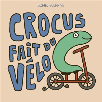 Crocus. Crocus fait du vélo