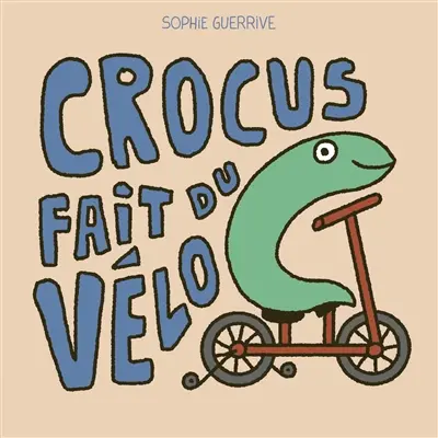 Crocus. Crocus fait du vélo