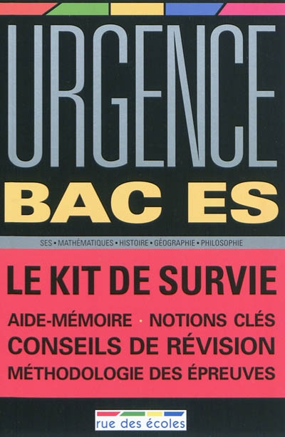 Urgence bac ES : le kit de survie