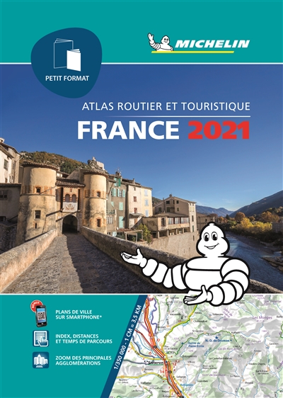 France 2021 : atlas routier et touristique