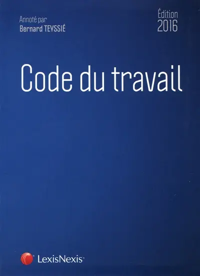 Code du travail 2016